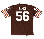 CHIP BANKS Cleveland Browns 1983 Throwback NFL Football Jersey - BACK