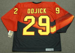 GINO ODJICK Vancouver Canucks 1995 CCM Throwback NHL Hockey Jersey - BACK