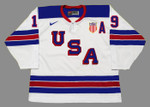 CUTTER GAUTHIER 2023 USA Nike Throwback Hockey Jersey - FRONT