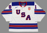 JIMMY SNUGGERUD 2023 USA Nike Throwback Hockey Jersey - FRONT