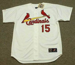 RICHIE ALLEN St. Louis Cardinals 1970 Majestic Cooperstown Throwback Home Baseball Jersey - Front