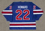 ISAAC HOWARD 2023 USA Nike Blue Throwback Hockey Jersey - BACK