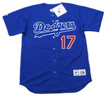 SHOHEI OHTANI Los Angeles Dodgers Blue Majestic "Japanese" Throwback Baseball Jersey - FRONT