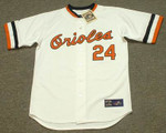 RICK DEMPSEY Baltimore Orioles 1983 Majestic Home Cooperstown Throwback Jersey