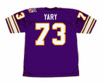 RON YARY Minnesota Vikings 1969 Throwback Home NFL Football Jersey - BACK