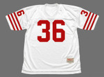 MERTON HANKS San Francisco 49ers 1992 Away Throwback NFL Football Jersey - FRONT