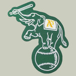 SCOTT HATTEBERG Oakland Athletics 2002 Away Majestic Baseball Throwback Jersey - CREST