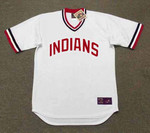 CLEVELAND INDIANS 1972 Home Majestic Throwback Customized Jersey - FRONT