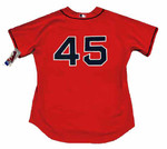 PEDRO MARTINEZ Boston Red Sox 2005 Majestic AUTHENTIC Baseball Jersey - BACK