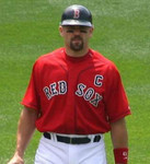 JASON VARITEK Boston Red Sox 2006 Majestic AUTHENTIC Baseball Jersey - ACTION