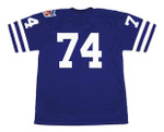 MERLIN OLSEN  Los Angeles Rams 1969 Home Throwback NFL Football Jersey - back