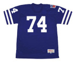MERLIN OLSEN  Los Angeles Rams 1969 Home Throwback NFL Football Jersey - front