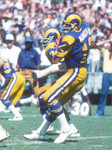 JOE NAMATH Los Angeles Rams 1977 Away Throwback NFL Football Jersey - action