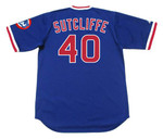 RICK SUTCLIFFE Chicago Cubs 1984 Majestic Cooperstown Throwback Baseball Jersey
