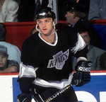 ROB BLAKE Los Angeles Kings 1993 Away CCM Throwback NHL Hockey Jersey - ACTION