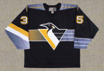 TOM BARRASSO Pittsburgh Penguins 1995 CCM Vintage Throwback Hockey Jersey - FRONT