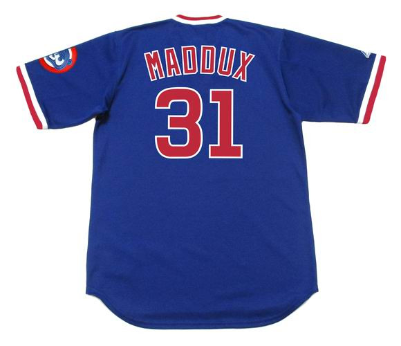 MAJESTIC | GREG MADDUX Chicago Cubs 1988 Cooperstown Baseball Jersey