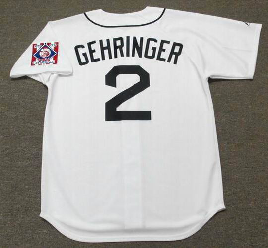 Charlie Gehringer Jersey 1939 Detroit Tigers Home Throwback MLB