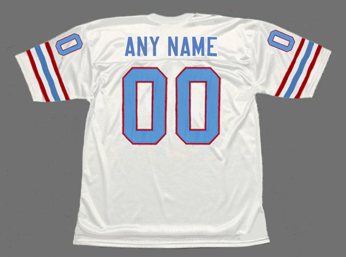 HOUSTON OILERS 1980's Throwback NFL Jersey Customized "Any Name