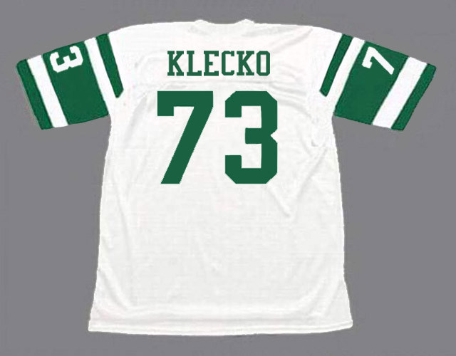 JOE KLECKO New York Jets 1977 Away Wilson Throwback NFL Football Jersey