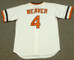 EARL WEAVER Baltimore Orioles 1982  Majestic Cooperstown Throwback Baseball Jersey