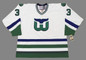 JOEL QUENNEVILLE 1984 Home CCM Hartford Whalers Jersey - FRONT JOEL QUENNEVILLE 1984 Home CCM Hartford Whalers Jersey - FRONT