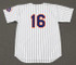 LEE MAZZILLI New York Mets 1977 Home Majestic Baseball Throwback Jersey - BACK