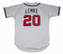 MARK LEMKE Atlanta Braves 1995 Away Majestic Throwback Baseball Jersey - BACK