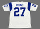 IRV CROSS Los Angeles Rams 1968 Throwback NFL Football Jersey - BACK