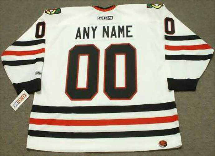 Custom 1930's Chicago Blackhawks CCM Vintage Throwback NHL Hockey Jerseys