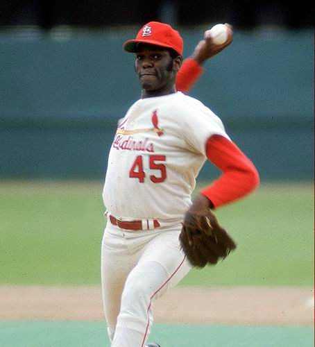 Bob Gibson Jersey St. Louis Cardinals 1967 Home Cooperstown Throwback