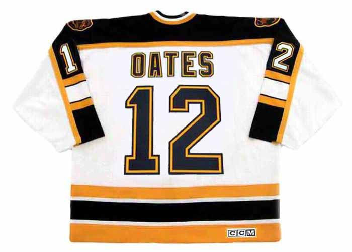 Adam Oates Jersey - Boston Bruins 1996 Throwback Alternate Hockey Jersey