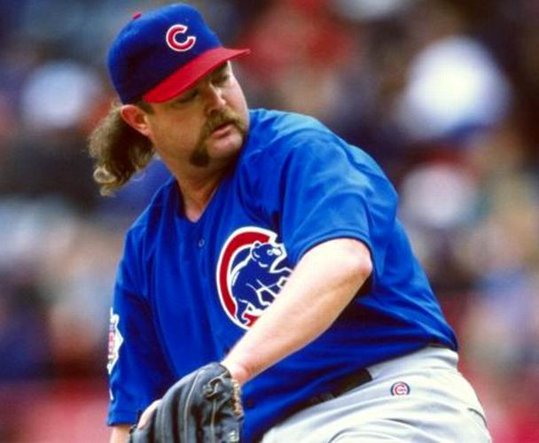 MAJESTIC ROD BECK Chicago Cubs 1998 Throwback Alternate Baseball Jersey