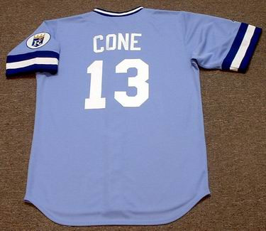 David Cone Jersey - 1986 Kansas City Royals Away Throwback Baseball Jersey