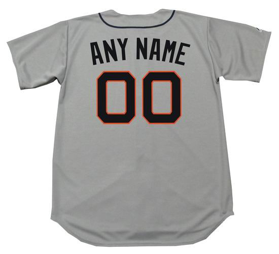 DETROIT TIGERS 1950's Majestic Throwback Away Jersey Customized "Any