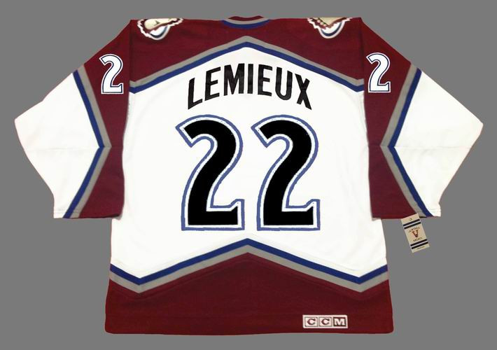 Claude Lemieux 1996 Colorado Avalanche Home Throwback NHL Hockey Jersey