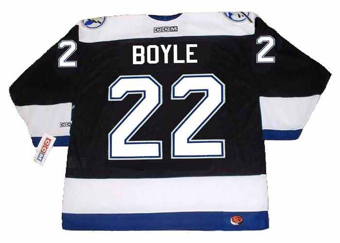 DAN BOYLE Tampa Bay Lightning 2004 Home CCM Throwback NHL Hockey Jersey