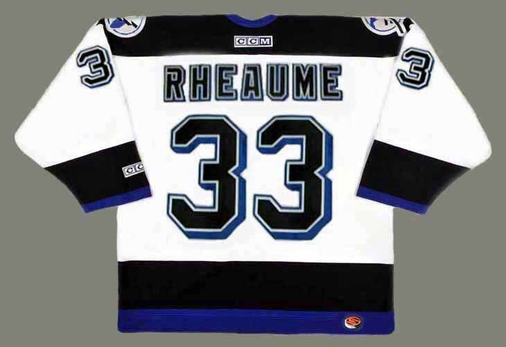 MANON RHEAUME Tampa Bay Lightning 1992 Home CCM Throwback NHL Hockey