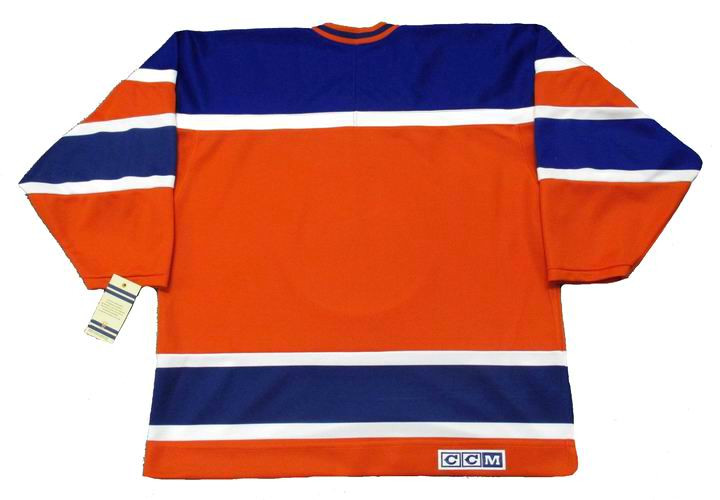 EDMONTON OILERS 1970's CCM Vintage Throwback WHA Hockey Jersey Custom