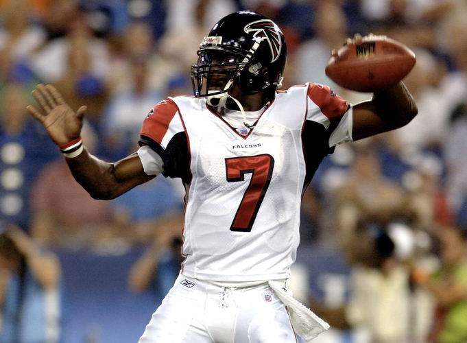 MICHAEL VICK | Atlanta Falcons 2004 Away Reebok Throwback NFL Football Jersey