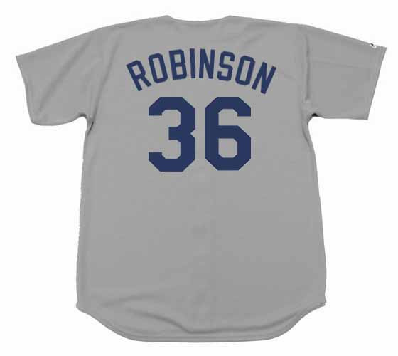 Frank Robinson Jersey Los Angeles Dodgers 1972 Away Throwback MLB