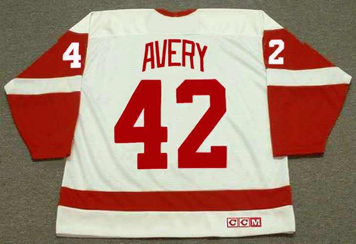 SEAN AVERY | Detroit Red Wings 2002 Home CCM Vintage Hockey Jersey