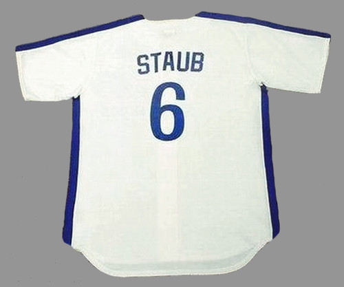 RUSTY STAUB Montreal Expos 1979 Majestic Cooperstown Throwback Home Baseball Jersey