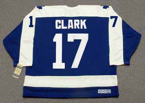 WENDEL CLARK Toronto Maple Leafs 1992 Away CCM Throwback NHL Hockey Jersey - BACK