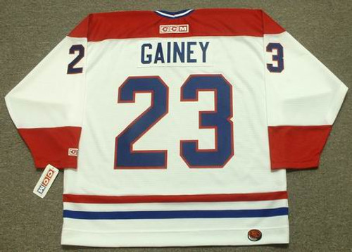 BOB GAINEY Montreal Canadiens 1986 CCM Throwback Home NHL Jersey