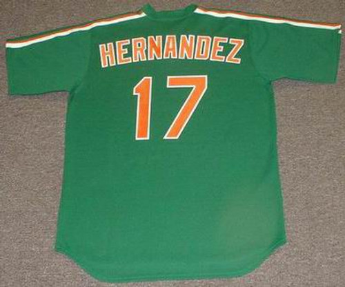 Men's New York Mets #17 Keith Hernandez Replica Grey Throwback Baseball  Jersey