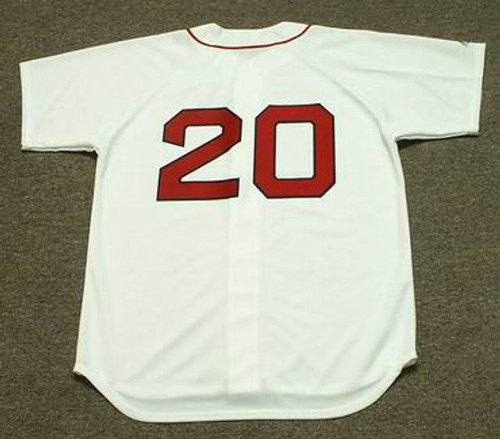 KEVIN YOUKILIS Boston Red Sox 2004 Majestic Throwback Away