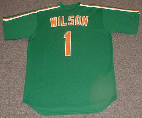 MOOKIE WILSON New York Mets 1985 Majestic Cooperstown Throwback "St. Patty's Day" Baseball Jersey