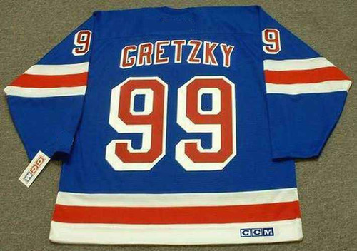 WAYNE GRETZKY | New York Rangers 1999 CCM Vintage Throwback Jersey