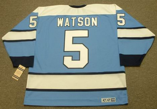 Bryan Watson 1969 Pittsburgh Penguins NHL Throwback Hockey Away Jersey - BACK